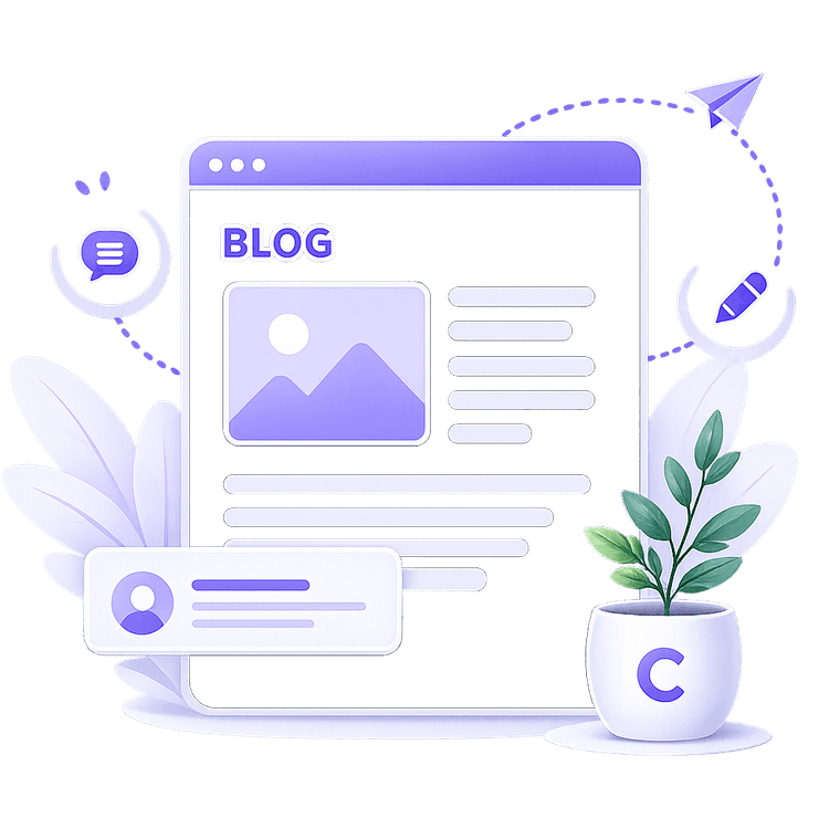 Newsletter - envelope with browser window