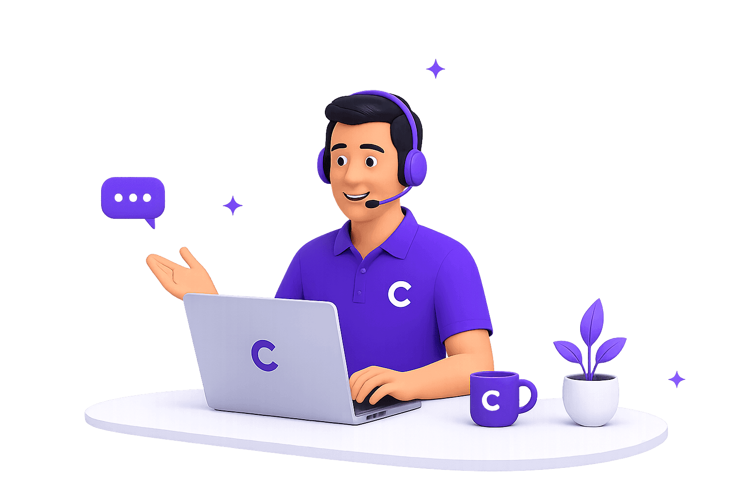Clariop support specialist ready to help