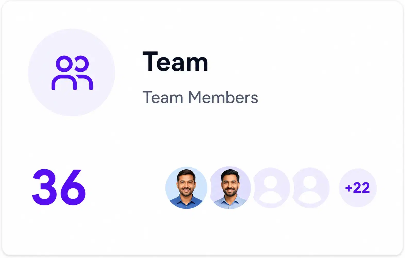 Team view showing member roles, workloads, and availability